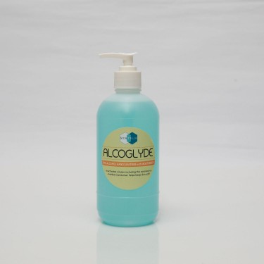 ALCOGLYDE  (500ml pump bottle) - 70% Alcohol Hand Sanitiser with Moisturiser