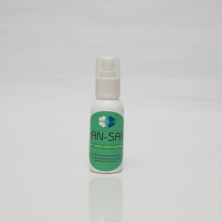 HANSAN (80ml pocket spray) - QAC Based Hand Sanitiser