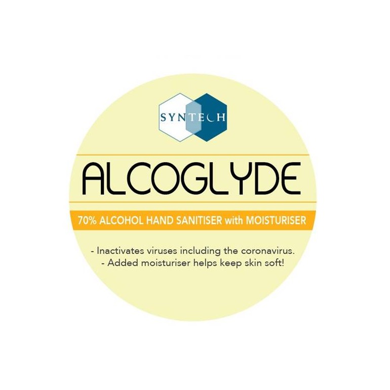 ALCOGLYDE (400ml paper pouch) - 70% Alcohol Hand Sanitiser with Moisturiser