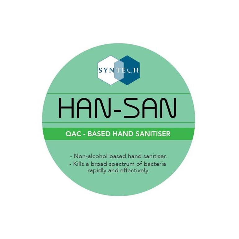 HANSAN (500ml pump bottle) - QAC Based Hand Sanitiser